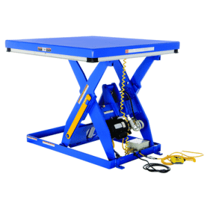 Electric Hydraulic Scissor Lift Table - Platform Size 24 x 48 - 2HP, 460V, 3 phase, 60 Hz totally enclosed motor